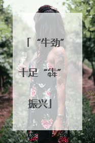 “牛劲”十足“犇”振兴
