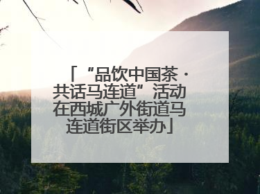 “品饮中国茶・共话马连道”活动在西城广外街道马连道街区举办