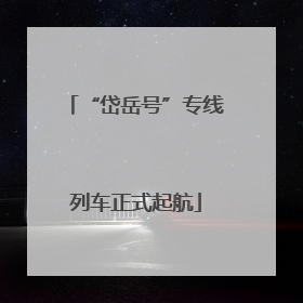 “岱岳号”专线列车正式起航