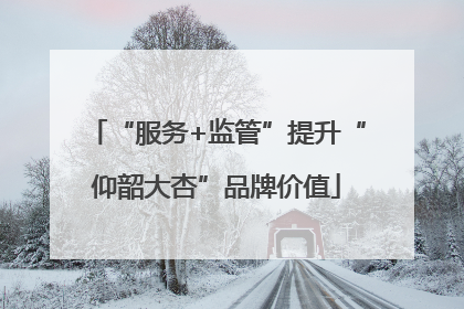 “服务+监管”提升“仰韶大杏”品牌价值