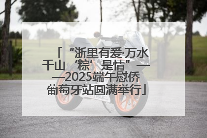 “浙里有爱·万水千山‘粽’是情”——2025端午慰侨葡萄牙站圆满举行