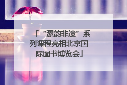 “漯韵非遗”系列课程亮相北京国际图书博览会