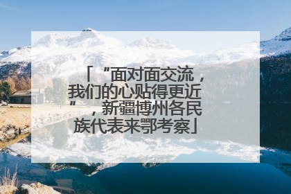 “面对面交流，我们的心贴得更近”，新疆博州各民族代表来鄂考察