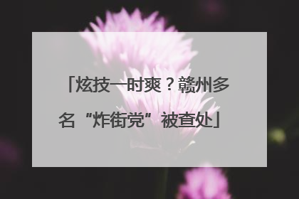 炫技一时爽？赣州多名“炸街党”被查处