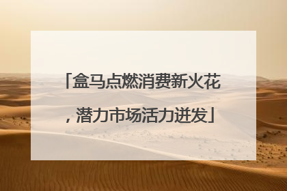 盒马点燃消费新火花，潜力市场活力迸发