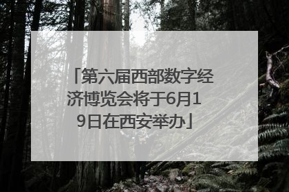 第六届西部数字经济博览会将于6月19日在西安举办