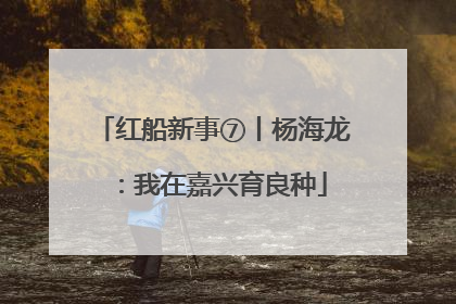红船新事⑦丨杨海龙：我在嘉兴育良种