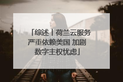 综述丨荷兰云服务严重依赖美国 加剧数字主权忧虑
