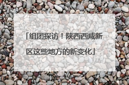 组团探访！陕西西咸新区这些地方的新变化