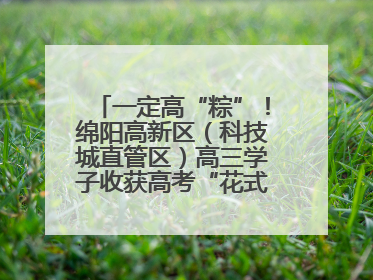 一定高“粽”！绵阳高新区（科技城直管区）高三学子收获高考“花式”祝福