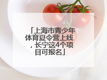 上海市青少年体育夏令营上线，长宁这4个项目可报名