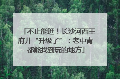 不止能逛！长沙河西王府井“升级了”：老中青都能找到玩的地方