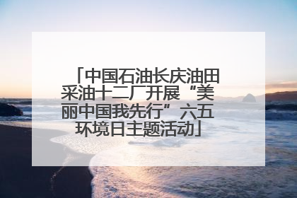 中国石油长庆油田采油十二厂开展“美丽中国我先行”六五环境日主题活动