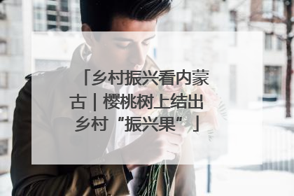 乡村振兴看内蒙古｜樱桃树上结出乡村“振兴果”