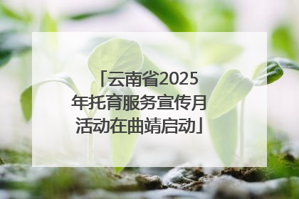 云南省2025年托育服务宣传月活动在曲靖启动