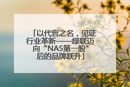 以代言之名，见证行业革新——绿联迈向“NAS第一股”后的品牌跃升