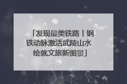 发现最美铁路丨钢铁动脉激活武陵山水 绘就文旅新图景