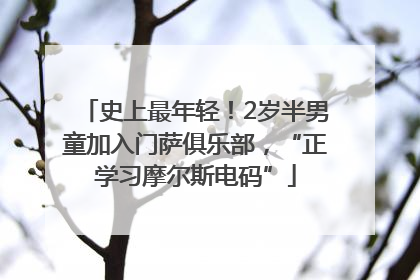 史上最年轻！2岁半男童加入门萨俱乐部，“正学习摩尔斯电码”