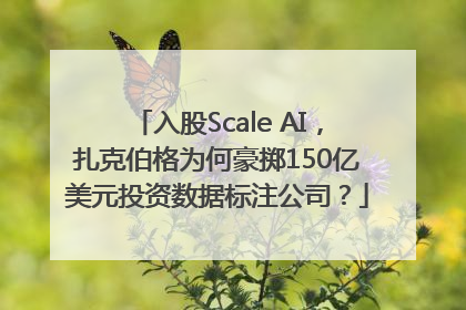 入股Scale AI，扎克伯格为何豪掷150亿美元投资数据标注公司？