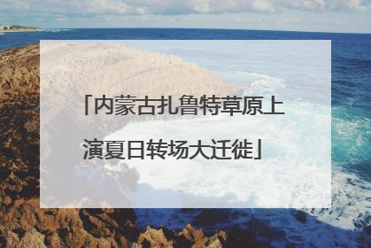 内蒙古扎鲁特草原上演夏日转场大迁徙
