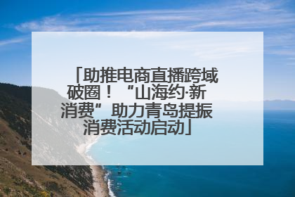 助推电商直播跨域破圈！“山海约·新消费”助力青岛提振消费活动启动