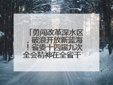 勇闯改革深水区，破浪开放新蓝海！省委十四届九次全会精神在全省干部群众中引发热烈反响