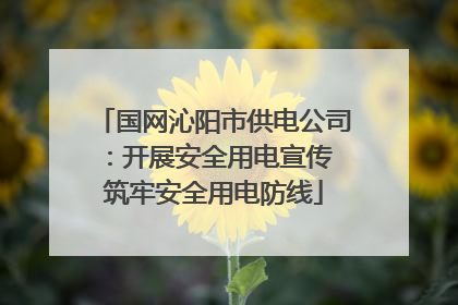 国网沁阳市供电公司：开展安全用电宣传 筑牢安全用电防线