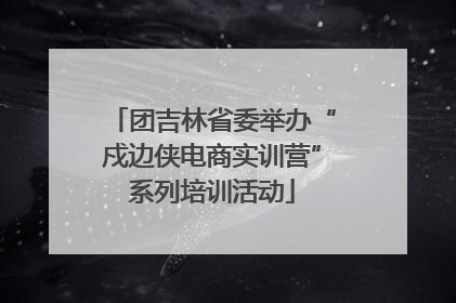 团吉林省委举办“戍边侠电商实训营”系列培训活动