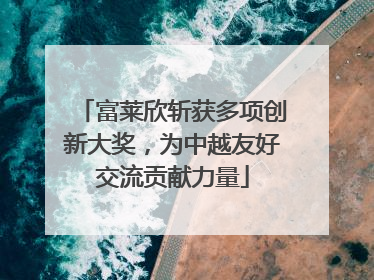 富莱欣斩获多项创新大奖，为中越友好交流贡献力量