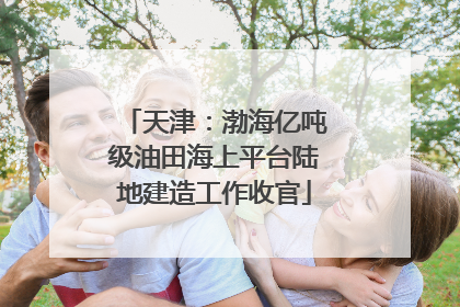天津：渤海亿吨级油田海上平台陆地建造工作收官