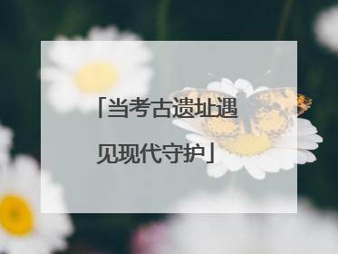 当考古遗址遇见现代守护