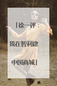徐一评：我在智利建中国商城