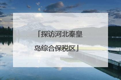 探访河北秦皇岛综合保税区
