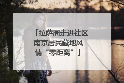 拉萨周走进社区 南京居民藏地风情“零距离”