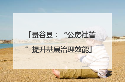 景谷县：“公房社管”提升基层治理效能