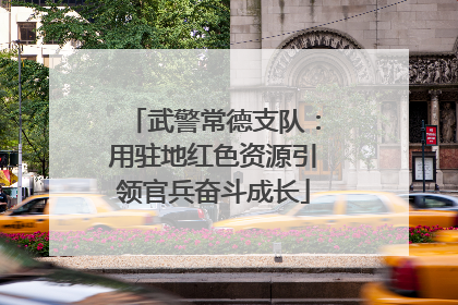 武警常德支队：用驻地红色资源引领官兵奋斗成长