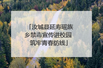 汝城县延寿瑶族乡禁毒宣传进校园 筑牢青春防线