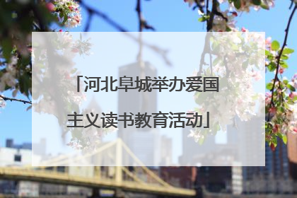 河北阜城举办爱国主义读书教育活动