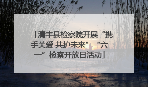 清丰县检察院开展“携手关爱 共护未来”“六一”检察开放日活动