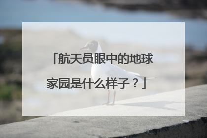 航天员眼中的地球家园是什么样子？