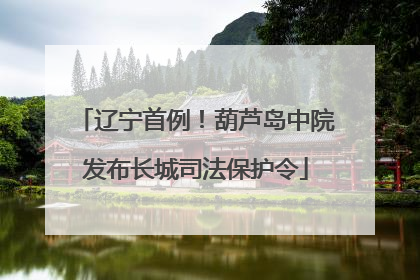 辽宁首例！葫芦岛中院发布长城司法保护令