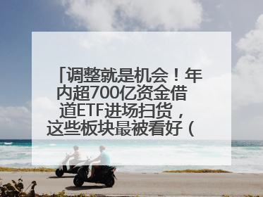 调整就是机会！年内超700亿资金借道ETF进场扫货，这些板块最被看好（附名单）