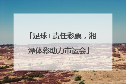 足球+责任彩票，湘潭体彩助力市运会