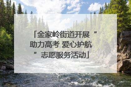 金家岭街道开展“助力高考 爱心护航”志愿服务活动