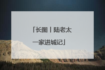 长图丨陆老太一家进城记