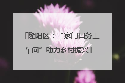 隆阳区：“家门口务工车间”助力乡村振兴