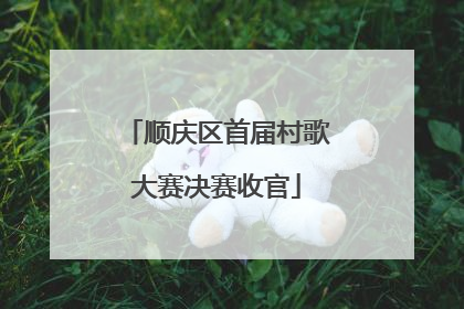 顺庆区首届村歌大赛决赛收官
