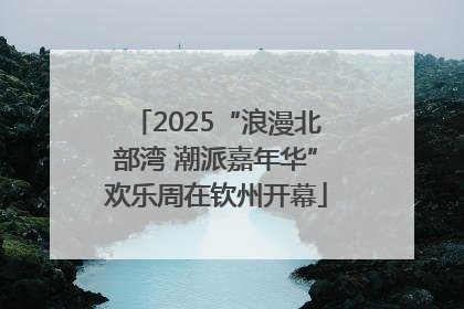 2025“浪漫北部湾 潮派嘉年华”欢乐周在钦州开幕