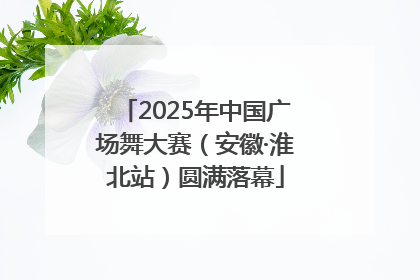 2025年中国广场舞大赛（安徽·淮北站）圆满落幕