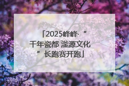 2025峰峰·“千年瓷都 滏源文化”长跑赛开跑